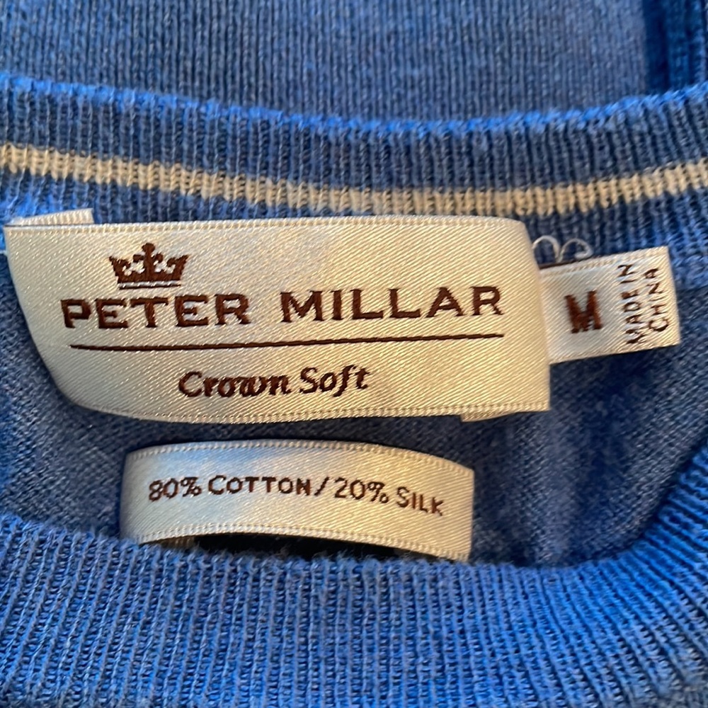 Men's Peter Millar  Cotton and Silk Blend Sweater